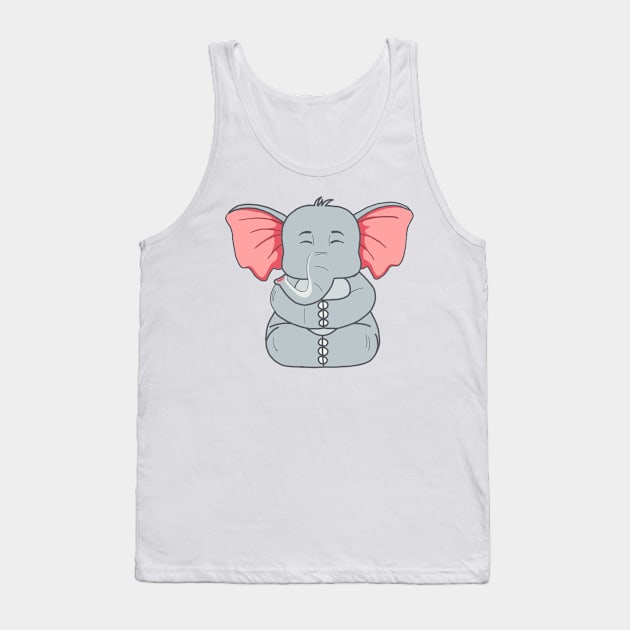 Cute, Sweet Elephant T-shirt Tank Top by hasanclgn